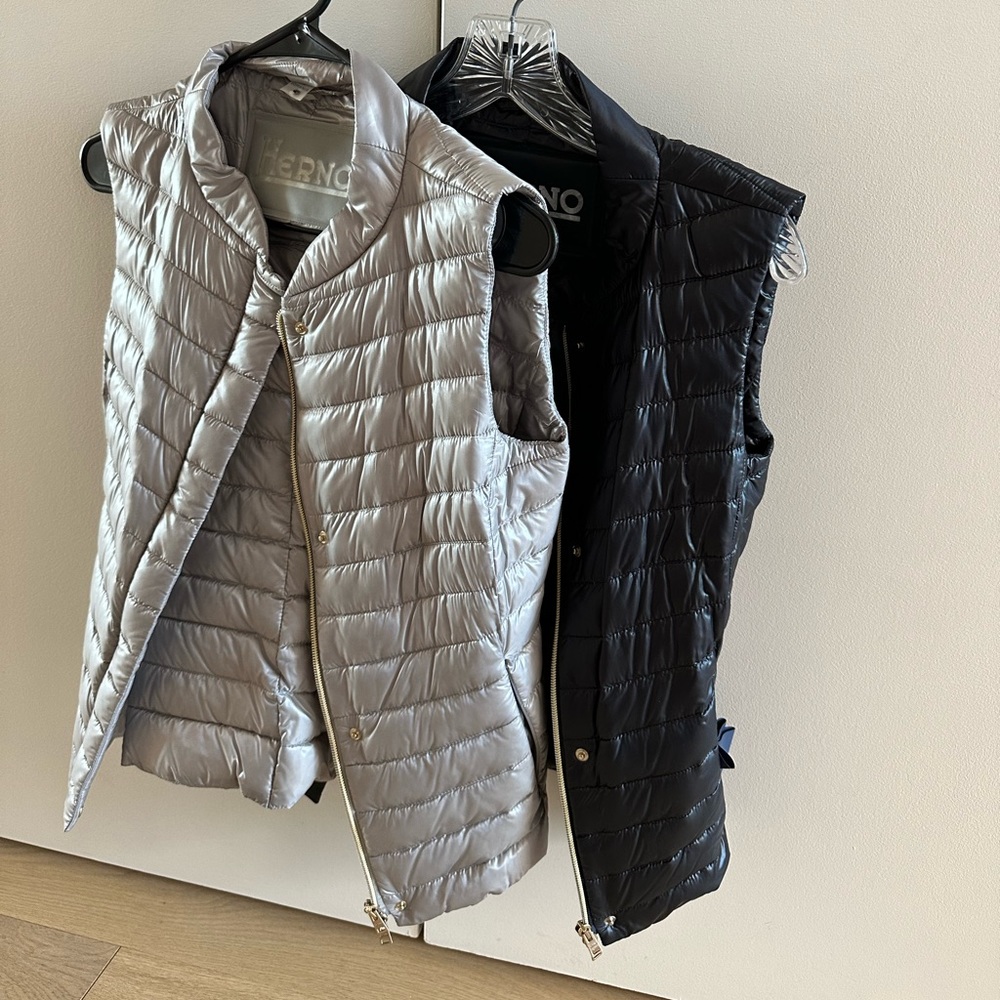 Herno women BLACK vest- brand new, never worn.